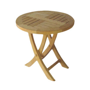 MESA AUXILIAR PEQUEÑA PLEGADA MADERA TECA HECHA INDONESIA - Product Image 2
