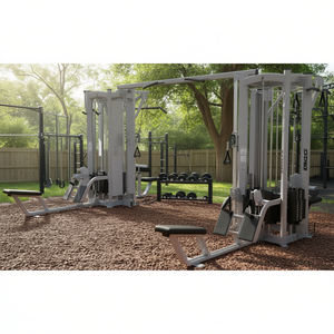 Structure de musculation 8 stations reconditionnée pour l'entraînement de résistance et de force du corps entier, idéale pour les studios de fitness et les salles d'exercice spécialisées - Product Image 3