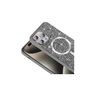Coque en silicone compatible Magsafe, design diamant de luxe, pour iPhone 14 Pro Max, motif mosaïque MRSA, housse antichoc Ins 7 Plus - Product Image 5