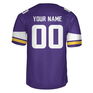 Maillot de football américain personnalisé de nouvelle conception OEM, impression numérique de haute qualité, respirant, manches courtes, maillot d'entraînement - Product Image 2