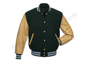 Personalizado Casual Hombres Streetwear Varisty Chaquetas de los hombres de cuero Versity University Bomber College Jacket para hombres - Product Image 3