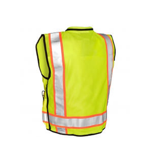 Chaleco DE SEGURIDAD personalizado de alta visibilidad impermeable y reflectante de seguridad con soporte de logotipo personalizable - Product Image 2