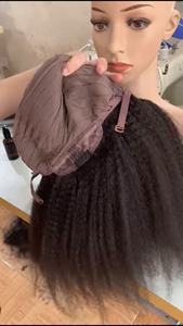 Peluca de cabello natural virgen para mujeres negras de Cloudyhair, peluca frontal de color natural - Product Image 2