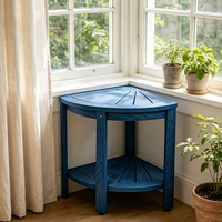 Table d'appoint extérieure moderne et légère en HIPS pour usage commercial et résidentiel, parcs, cafés, cours arrière