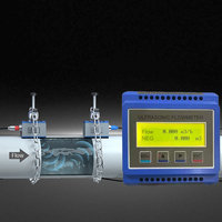 Module de débitmètre ultrasonique OEM RS485 4-20mA DN15 Tyua pour eau chaude, débitmètre à pince