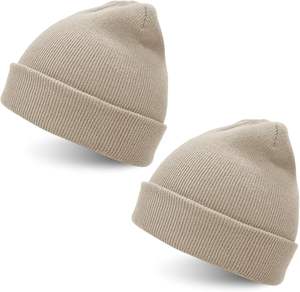 Gorro holgado de gran tamaño a la moda, gorro de punto cálido para Invierno para mujer, diseño de lana suave a la moda para amantes de la ropa de calle - Product Image 1