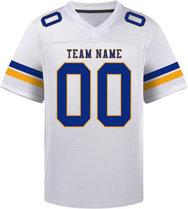 Maillot de football américain unisexe design personnalisé vente en gros de vêtements de sport de football respirants à séchage rapide chemises OEM - Product Image 1