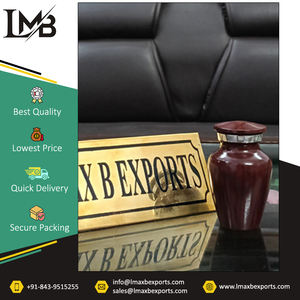 Expertos en venta de urna de cremación de recuerdo de aluminio/latón de estilo europeo/americano, suministros funerarios, urnas para cenizas conmemorativas - Product Image 3