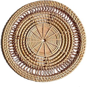 Nordic Style Woven <b>Wall</b> <b>Basket</b> Stylish Hanging Rattan Organizer for Decor and <b>Storage</b> - Product Image 1