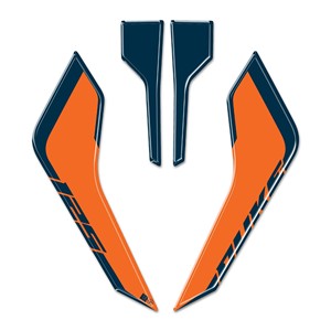 Adesivi Parafango Anteriore 3D Accessori Moto Compatibili con KTM Duke 125 2024-2025 - Product Image 1