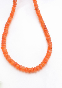 ลูกปัดคาร์เนเลียนเจียระไน 4 มม. ถึง 5 มม. ธรรมชาติบำบัด สำหรับทำเครื่องประดับอัญมณี สร้อยคอ - Product Image 2