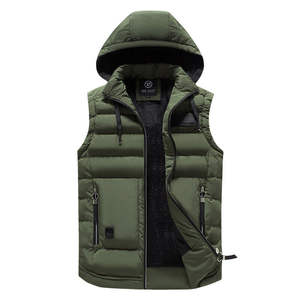 Chaleco acolchado con aislamiento para hombre, chaqueta acolchada a prueba de viento para hombre de alta calidad al por mayor, chaleco cálido para invierno - Product Image 1