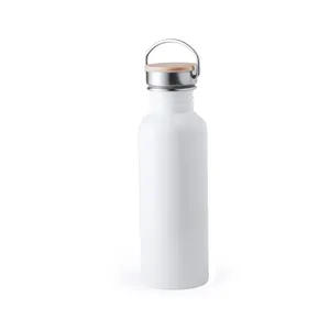 Tulman Borracce Personalizzate in Acciaio Inossidabile e Bambù - Gadget per l'Acqua - Product Image 4