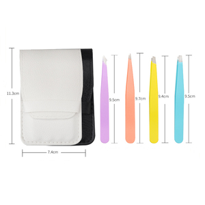 Nuevo Kit de recorte de cejas portátil profesional al por mayor, juego de pinzas de 4 colores y tijeras de cejas de gran venta para uso de belleza - Product Image 1