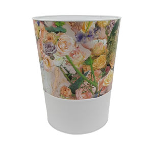 Jardinière ronde en fer moderne de haute qualité, durable, finition émaillée, pots de fleurs de qualité supérieure pour la décoration de la maison et du salon - Product Image 3