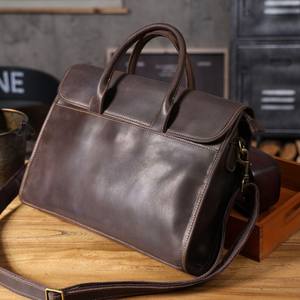 Meilleure vente sac pour ordinateur portable en cuir au design unique nouveau élégant 100% sacs pour ordinateur portable en cuir pur à vendre en ligne LLB-0127 - Product Image 2