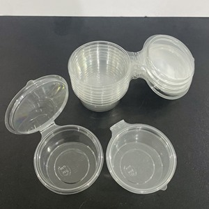 OEM 2oz PET Clear <b>Sauce</b> Portion Cups with Lids Disposable Condiment Containers Custom Printing Factory Supply - Product Image 6