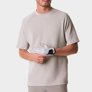 T-shirts pour hommes de haute qualité, manches courtes, vêtements d'été décontractés, 100% coton, couleur unie, col rond, style streetwear, coupe régulière - Product Image 1