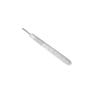 Haute qualité 125mm/5 \ "droit No 3 Non stérile réutilisable en acier inoxydable porte-lame chirurgical manuel BP Scalpel poignée chirurgicale - Product Image 1