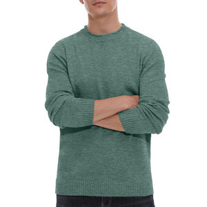 Jersey de punto para hombre, suéter de material suave, suéter cálido para hombre para ropa informal de negocios, suéter de lana cálido de punto transpirable - Product Image 6