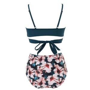 Bikini para niñas Últimos diseños Precio al por mayor Conjunto de Bikini para niñas Conjuntos de Bikini hechos a medida con diseños personalizados Hombro caído - Product Image 3