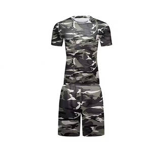 Créez votre propre Rash Guard ajusté à séchage rapide en polyester, manches courtes, respirant pour hommes, idéal pour la gym (chemise et short) - Product Image 1