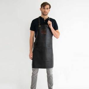 ผ้ากันเปื้อนหนังผ้ากันเปื้อนหนังดีไซน์ตามสั่ง - Product Image 3