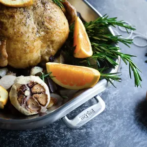 Vaisselle la plus exigeante Casserole simple en acier inoxydable avec couvercle Réchauffeur d'aliments élégant à usage quotidien - Product Image 5