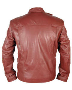 Lujosa chaqueta de cuero genuino personalizada abrigo largo de invierno patrón de decoración tela tejida transpirable tamaño XL elegante glamoroso - Product Image 3