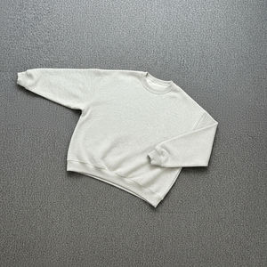 Sudadera de Invierno de Color Sólido para Hombre, Venta Caliente OEM/ODM, Sudadera con Cuello Redondo y Logotipo Bordado Personalizado - Product Image 6