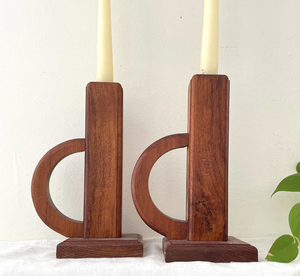 Portavelas de Madera Personalizado para Decoración del Hogar, Portavelas de Madera de Pino para Decoración del Hogar - Product Image 4