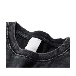 Camiseta de Algodón Extra Grande con Logotipo Personalizado, Impresión por Inyección Directa, Cuello Redondo, Camisetas Lisas de Alta Calidad, Estilo Desgastado, Unisex - Product Image 3