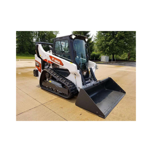Cargadora compacta Bobcat T450, sistema hidráulico fuerte y eficiente, diseño de vía duradero, fiable para paisajismo agrícola - Product Image 5