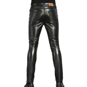 Pantalones de cuero para hombre de alta calidad de diseño superior nueva llegada estilo casual pantalones de carreras de cuero Motocross de alta calidad al por mayor - Product Image 2
