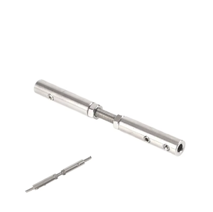 Clip croisé pour câble métallique 2/3/4/5/6/8/10 mm, goujon fileté, <span class=keywords><strong>vis</strong></span> à main, embout <span class=keywords><strong>de</strong></span> serrage, embout <span class=keywords><strong>de</strong></span> câble avec <span class=keywords><strong>vis</strong></span> hexagonale - Product Image 6