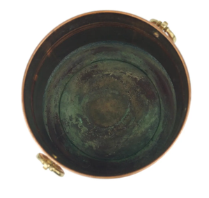 Pot de fleurs de jardin en métal en cuivre finition antique Design martelé Jardinière à fleurs à bon prix Directement du fabricant - Product Image 5