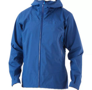 <b>Men's</b> Lightweight Windbreaker <b>Jacket</b> Custom Logo Zipper Windproof Two Tone 100% Recycled Polyester <b>Thin</b> Raincoat for <b>Mens</b> - Product Image 1