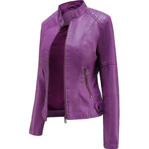 Vestes en cuir décontractées à manches longues en tricot respirant pour femmes, service OEM personnalisé de qualité supérieure, couleur et taille personnalisées pour adultes, taille plus - Product Image 5