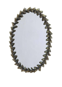 Miroir mural carré classique plaqué or abordable pour salle de bain, design élégant en métal pour restaurant - Product Image 2