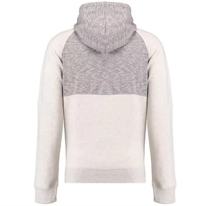 Sudadera con capucha de fitness para hombre, de algodón, con cremallera, azul marino, extragrande, con logotipo personalizado de alta calidad impreso en la capucha y el pecho. - Product Image 4