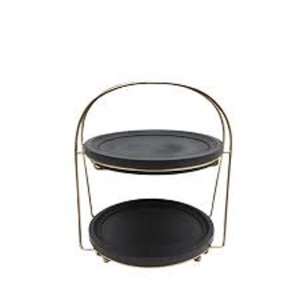 Elegante Soporte para Tartas de Aluminio Diseñado para Celebraciones de Bodas y Encantadores Arreglos de Postres con Acabado Pulido - Product Image 6