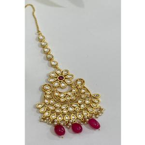 ต่างหูระย้าเพชรทองเหลืองชุบทองคุณภาพพรีเมียม ดีไซน์แบบชาติพันธุ์ สำหรับผู้หญิงและเด็กผู้หญิง เหมาะสำหรับงานปาร์ตี้และงานแต่งงาน - Product Image 1