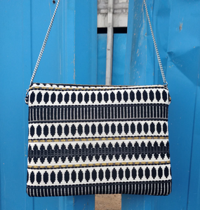 Magnifiquement brodé graines perles pochette femmes épaule suspendu sac de fête de mariage belle couleur sac à main par glowin fashion - Product Image 4