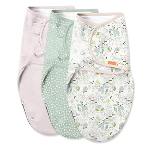 2024 Nieuwe Ontwerp Baby Swaddles Wrap Nieuwe Comfortabele Soft Touch Baby Swaddles Wraps Voor Pasgeboren Baby