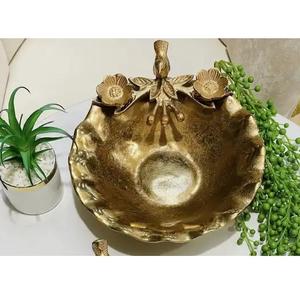 Couverts de maison Bol en métal Vaisselle de serveur Bol à salade de table de haute qualité Bol à mélanger Utilisation à la maison et à l'hôtel - Product Image 4