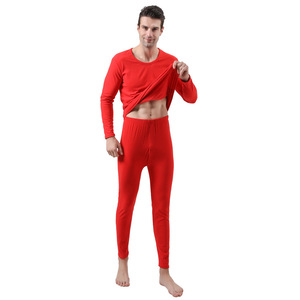 Sous-vêtements thermiques longs pour homme de haute qualité, respirants, couleur rouge, compression, pour les sports d'hiver, couche de base chaude - Product Image 4