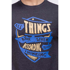 Cecil 100% Cotton Crewneck T-Shirt Oversize Jersey with 240g Breathable Anti-Wrinkle Loose Fit with Logo Pattern - Product Image 3
