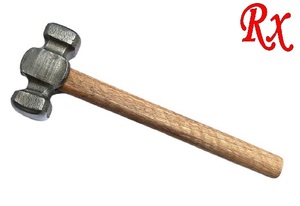 Instrumento veterinario esencial Nuevo martillo redondeador de herrador para cría de ovejas Mango de madera de acero inoxidable Renix International - Product Image 2