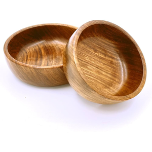 Cuenco de madera personalizado para servir restaurante de hotel en casa con atractiva forma superior igual para servir sopa, arroz, Comida comercial - Product Image 2