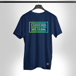 T-shirt en coton imprimé pour homme, décontracté, manches courtes, streetwear, gym, entraînement, mode, haut imprimé - Product Image 1